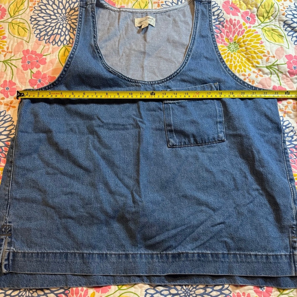NWOT xl Jean tank top - Picture 3 of 4